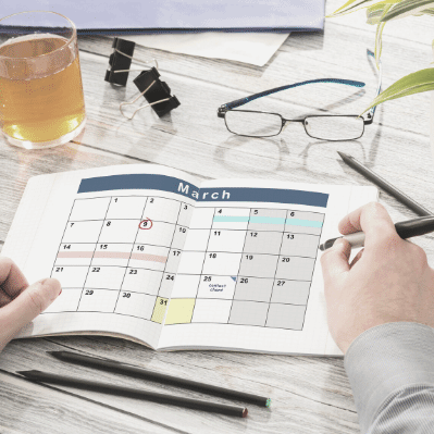 Kundengewinnung Kalender füllen mit Anfragen