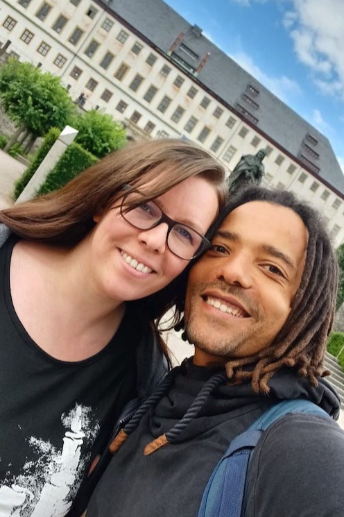 Anna Hertwig und Patrice Conjo